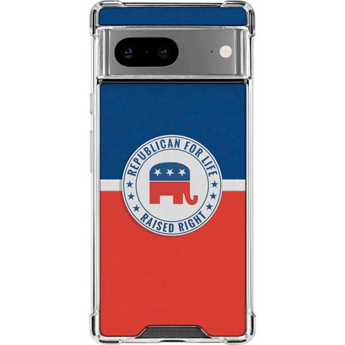 Republican For Life Google Pixel 8 Clear Case